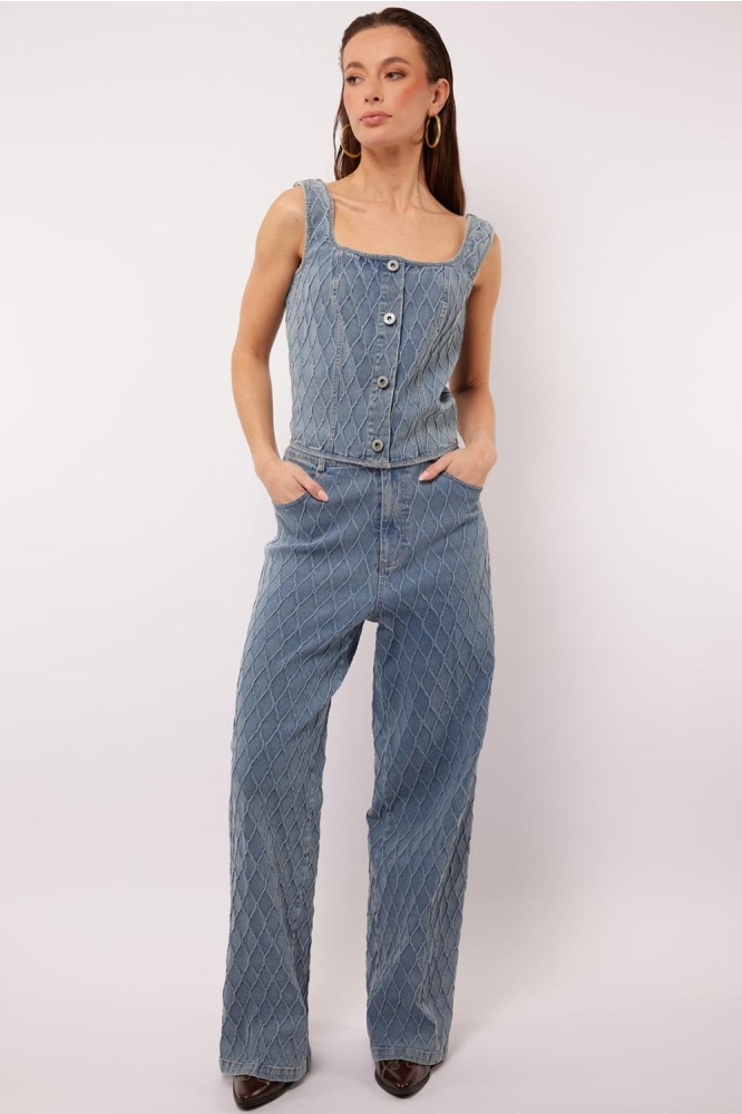 RAINE PANTS 25ZSF10 902 DENIM LIGHT BLUE